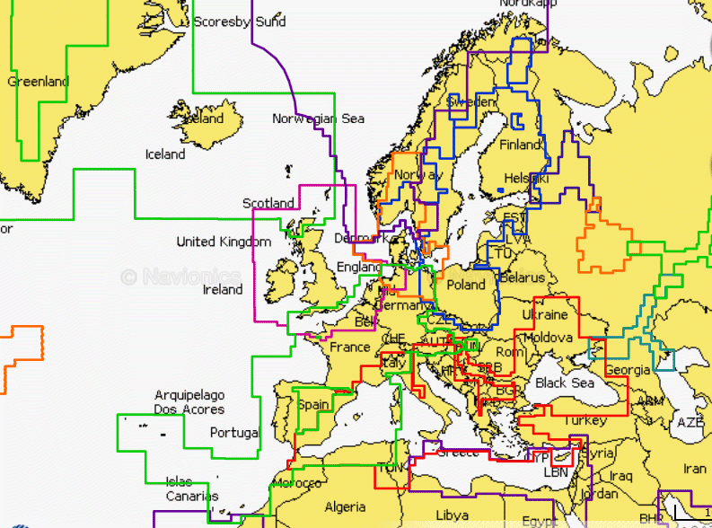 Marintec Elektronische Seekarten Von Navionics